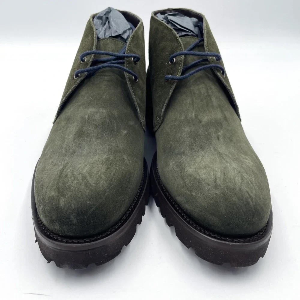 To Boot New York Adam Derrick Dickens Green Suede Leather Chukka Boots Mens Sz 9